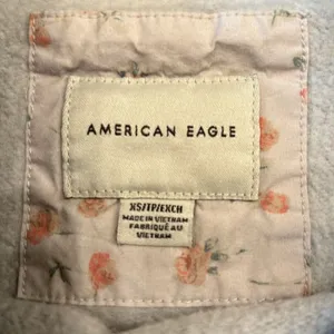 American Eagle, red and gray sweatshirt thumbnail 3