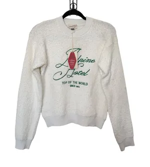 Universal Thread Women's Alpline Hotel Knit Boucie Crewneck Pullover Sweater‎ thumbnail 1