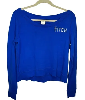 Abercrombie & Fitch Pullover Shirt Blue thumbnail 1