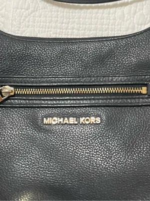 Michael Kors Rhea Black Pebbled Leather Hobo Shoulder Bag with Gold Hardware thumbnail 8