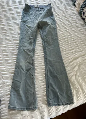 Free People Stretch Crossover Flare Jeans thumbnail 2