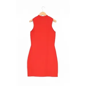 Victoria Beckham VB Body Fitted Red‎ Bodycon Mini Dress Size 0 thumbnail 9