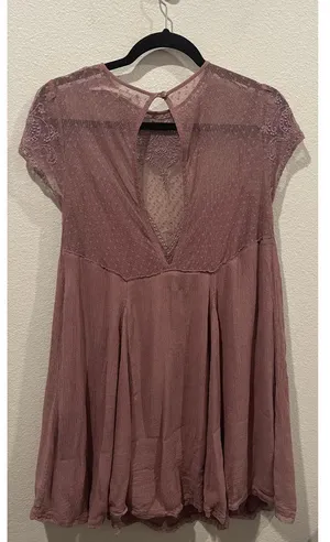 Urban Outfitters KIMCHI BLUE Lily Embellished Trapeze Mini Dress thumbnail 5