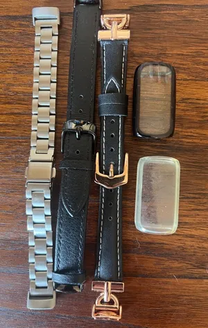Bundle of Fitbit Watch Straps with Rose Gold, Stainless Steel and Black thumbnail 1