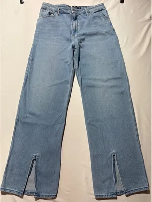 Ultra High-Rise Dad Jeans by Hollister - W31 L31 Light Blue thumbnail 1