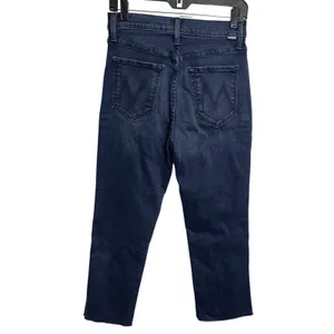 Mother The Tripper Ankle Jeans Catch Me If You Can Dark Wash Button Fly 28 *Crop thumbnail 2