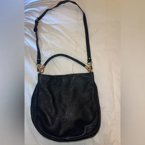 Marc Jacobs 100% Genuine Cow Leather Black Shoulder Bag thumbnail 2