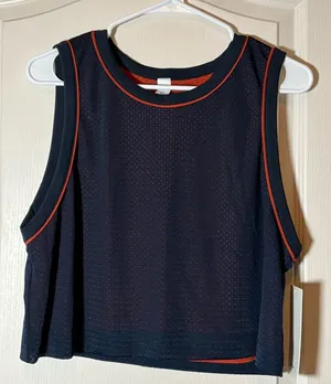 Lululemon Double-Layered Mesh Reversible Tank. NWT SZ Large TRNV/ATRU thumbnail 1
