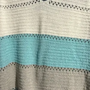 Striped Knitted Sweater Hoodie Women's thumbnail 2