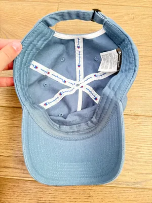 Champion Athletic Baseball Cap Blue/Gray Color One Size Adjustable Hat thumbnail 6