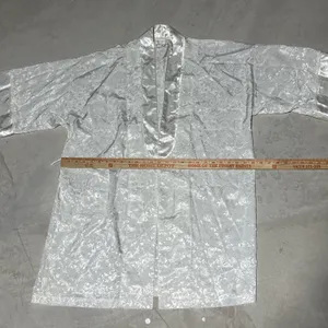 Victoria's Secret Gold Label VTG 90s Satin Lace Ivory Robe One Size Y2K Retro thumbnail 4