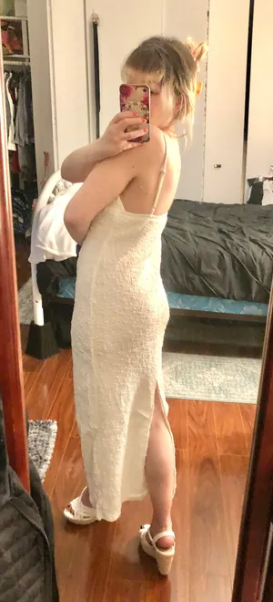 Princess Polly NWT Long White Dress Bride thumbnail 2