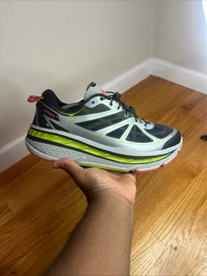 Hoka Stinson Lite Black Mesh Silver Size 12.5M NO BOX thumbnail 8