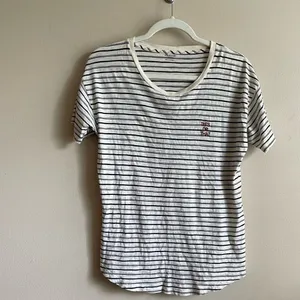 Madewell black white striped top sz small‎ thumbnail 8