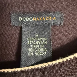 Y2K Vintage BCBG Max Azria Brown lightweight Sweater with Bow Detail Medium thumbnail 3