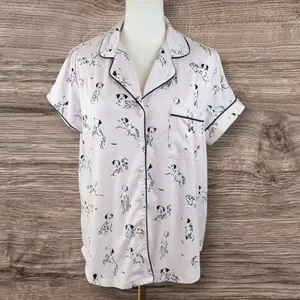 Kate Spade Women's Sz LRG Dalmations Dogs Pajama Top Sleepwear thumbnail 3