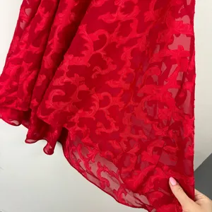 Vtg Victoria’s Secret Red Semi Sheer Slip Dress Sz Medium Babydoll thumbnail 15