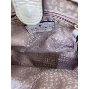 kate spade medium handbag w strap white leather cr thumbnail 10