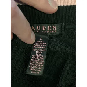 Lauren Ralph Lauren Jacket Womens Small Black Pink Full Zip Track Crest Athletic thumbnail 6