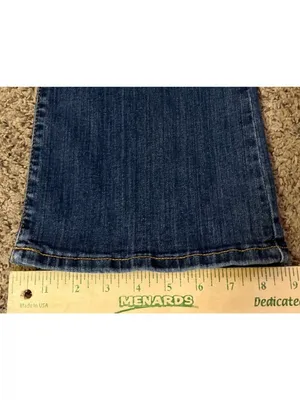 Banana Republic Womens 27/4 High Rise Bootcut Jeans Dark Wash USED thumbnail 11