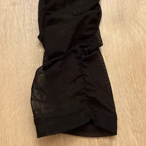 Forever 21 Sexy Black Ruched Mesh Mini Dress Long Sleeves Medium thumbnail 4