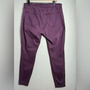 Pistola Hannah Cargo Skinny Pant Women's Dark Purple Stretch Fabric Mid-Rise 32 thumbnail 2
