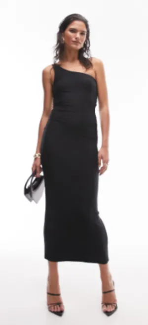 Topshop Shaping One-Shoulder Body-Con Dress thumbnail 1