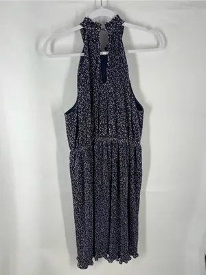 HD in Paris Anthropologie Pleated Halter Dress M‎ Petite thumbnail 11