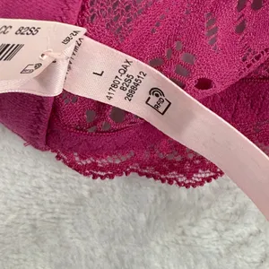 Victorias Secret Dream Angels Magenta Lace Longline Bralette‎ L 417807-QAX thumbnail 8