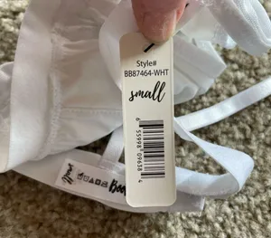 BootayBag NWT White Mesh Bralette thumbnail 5
