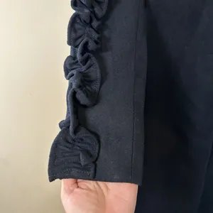 The Fifth Label Womens Winter Coat Sz S Navy Blue Long Two Button Long‎ thumbnail 5