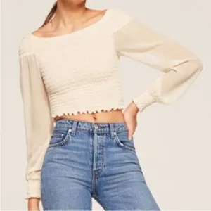 Reformation‎ Ivory Sandy Top small thumbnail 1