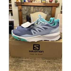 Salomon Patrol Trail Running Shoes Womens Size 7.5 EU 40 Velvet Morning/Zen Blue thumbnail 3
