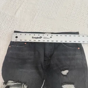 Free People 26 relaxed distressed destroyed denim jean skirt SK 3244 thumbnail 4