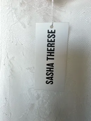 NWT Sasha Therese Fleur Mini Dress White Size XS thumbnail 9