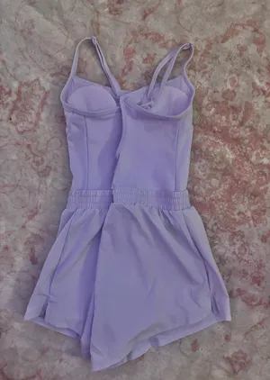 Purple Athletic Romper thumbnail 3
