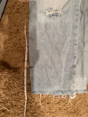 We The‎ Free Light Blue Distressed Straight Leg Jeans thumbnail 4