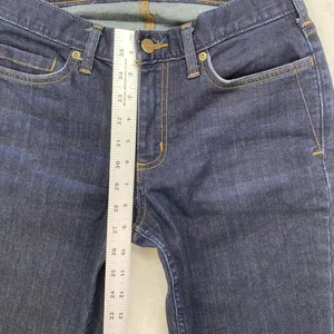 Carhartt Jeans womens Size 4 Slim Fit Skinny Leg Dark Blue Denim Jeans‎ Regular thumbnail 4