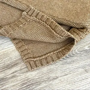 Escada cashmere/silk tan turtleneck sweater thumbnail 13