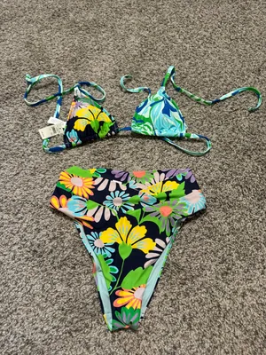 Aerie Floral Bikini Set thumbnail 1