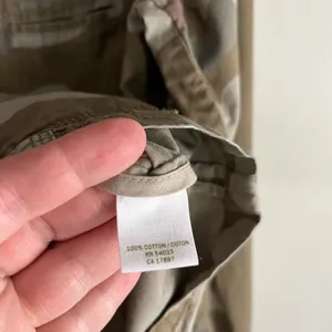 Old Navy Camo Utility Jacket Women’s M Military Cargo Lightweight Cotton thumbnail 5