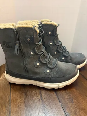 SOREL EXPLORER II JOAN Women’s 10 FAUX FUR WATERPROOF BOOTS WOMEN'S thumbnail 2
