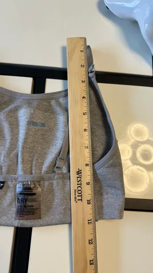 Gymshark Vital Seamless Sports Bra - Gray/Blue - Size Small - NWOT thumbnail 9
