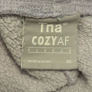 Aritzia Tna Cozy Af Fleece Drawstring Joggers in Dusty Lilac thumbnail 5