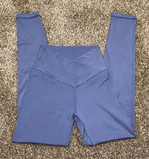 OFFLINE by Aerie Real Me Crossover Leggings Blue High Rise 7/8 Size S Activewear thumbnail 1