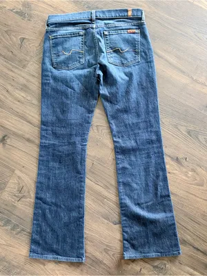 7 For All Mankind Bootcut Jeans Size 29 Dark Wash Stretch Denim thumbnail 10