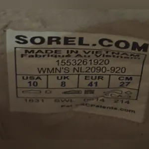 Sorel Women's Tivoli II Winter Boots - White Gray Waterproof Size 10‎ EUC thumbnail 5
