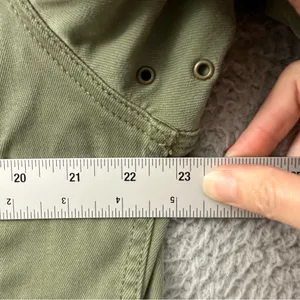 GAP Parka Utility Long Jacket Olive Green Full Zip Military Gorpcore Women's M‎ thumbnail 6