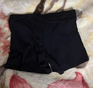 Fashion Q MD Black Mini Cotton Shorts thumbnail 2