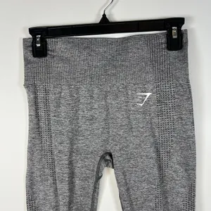 Gymshark‎ Leggings Womens XS Grey Marl Vital Rise Seamless Stretch High Waisted thumbnail 3